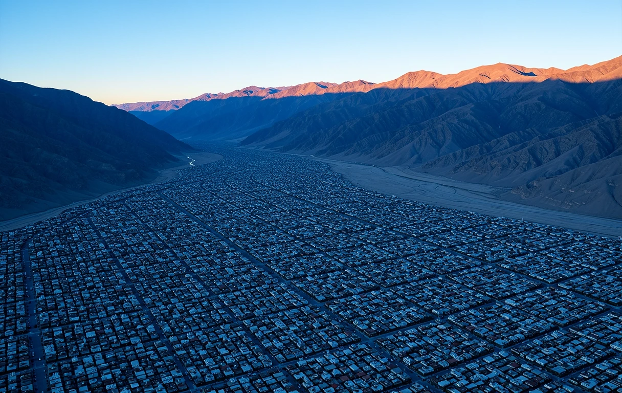 Panorama de La Paz, Bolivia